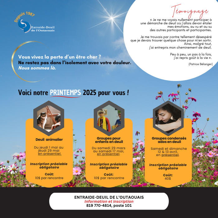 Notre programmation du printemps 2025